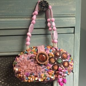 New beaded purse
